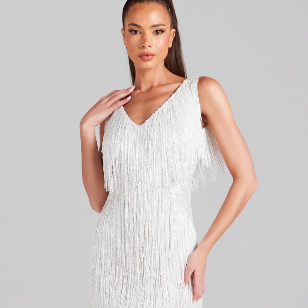 NADINE MERABI Sadie White Dress